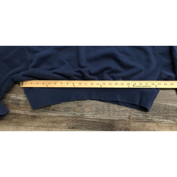 Nike Womens Small Blue Oversized Crewneck Center Check Sweatshirt - Picture 3 of 4